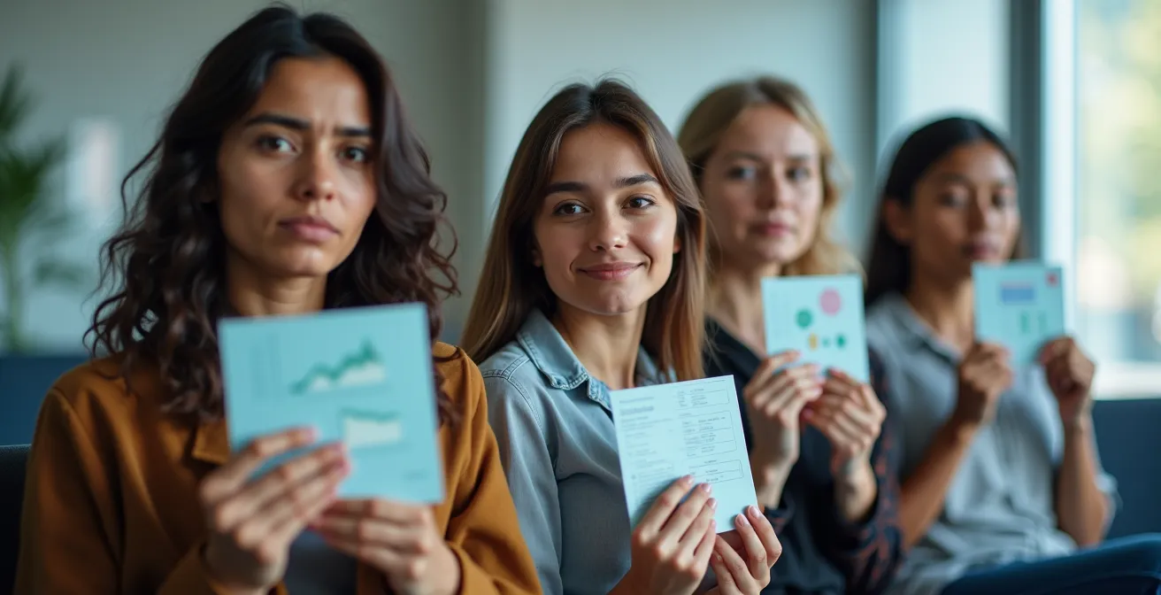 Diverse group of patients with varying skin tones highlighting AI diagnostic challenges